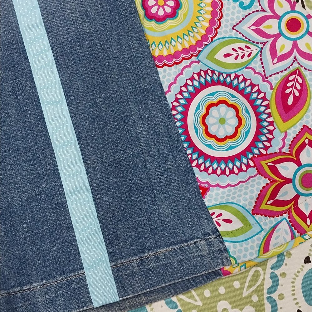 2657 Size 12A Gap Upcycled Stretch Bell-Bottoms. - Picture 2 of 4